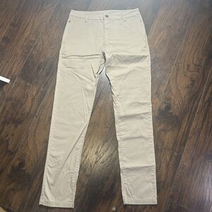 BirdDogs Boom Stick Chino Pants Men's 32x34 Khaki Stretch Performance Golf